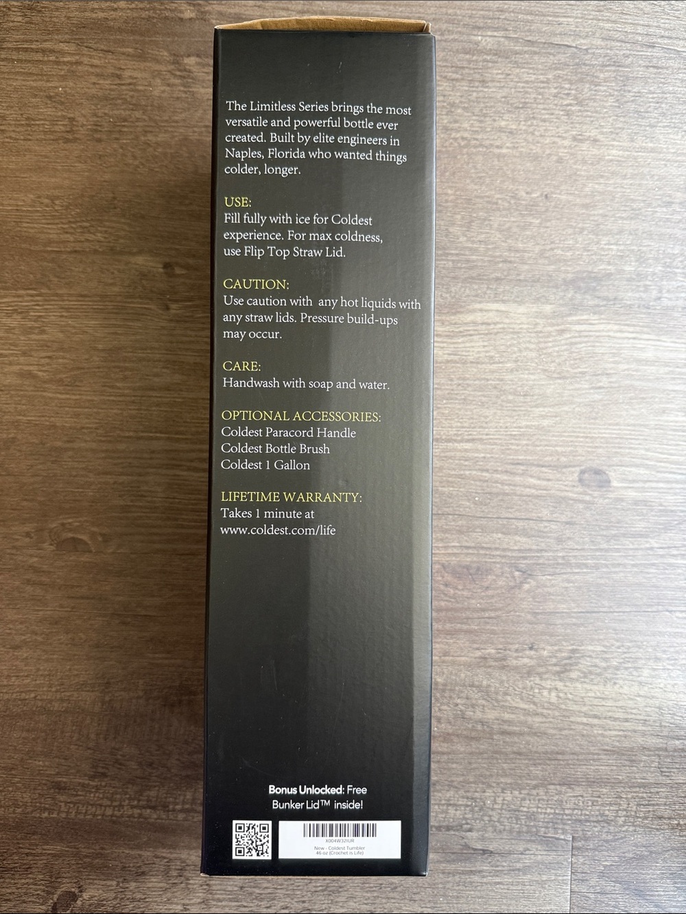 COLDEST LIMITLESS BOTTLE - Picture 4 of 4